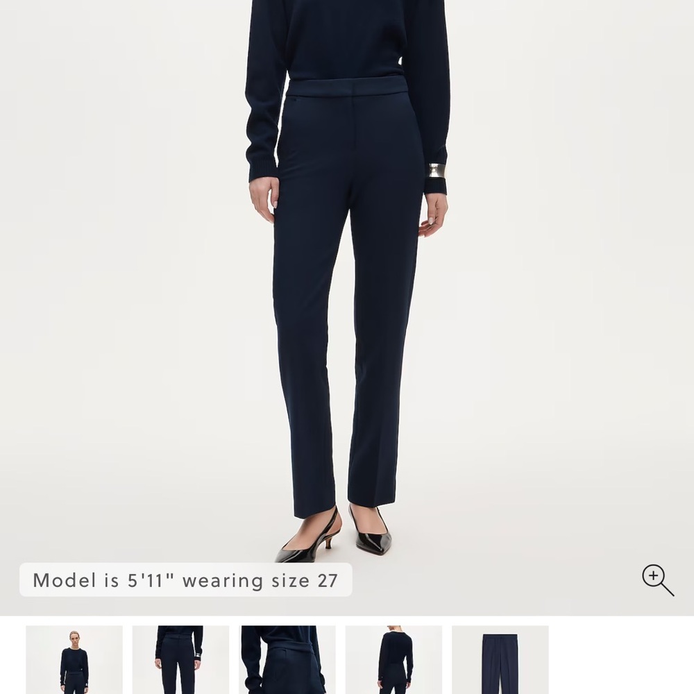 J Crew Kate Navy Dress Pants